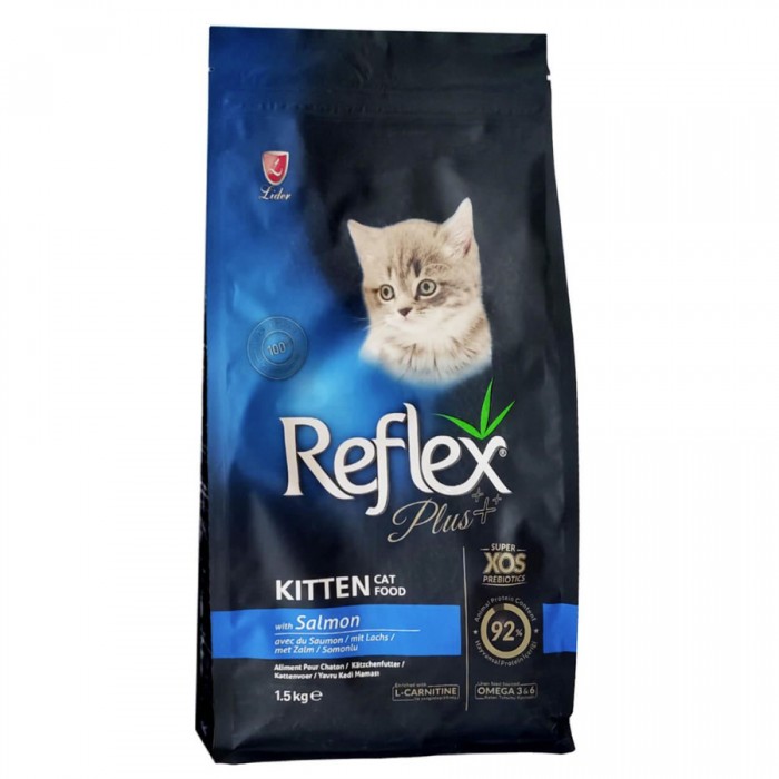 Reflex Plus Somonlu ve Pirinçli Yavru Kedi Maması 1,5kg