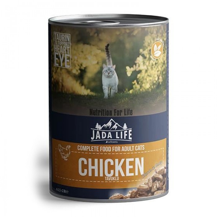 Jada Life Tavuklu Kedi Konserve Maması Parça Etli 415gr