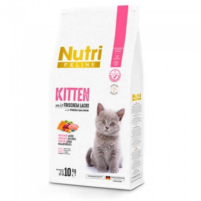 Nutri Feline Kitten Düşük Tahıllı Yavru Kedi Maması 10 kg