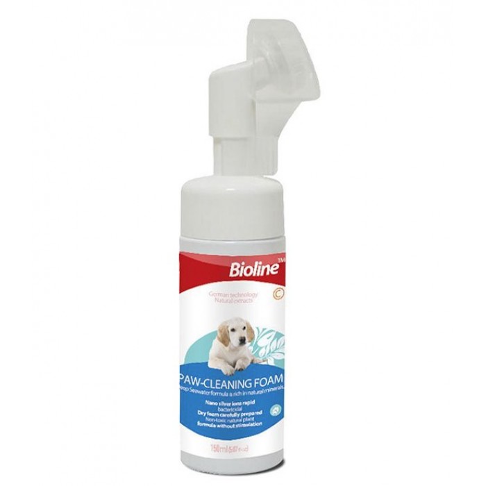 Bioline Kedi ve Köpek Pati Temizleme Köpüğü 150ml