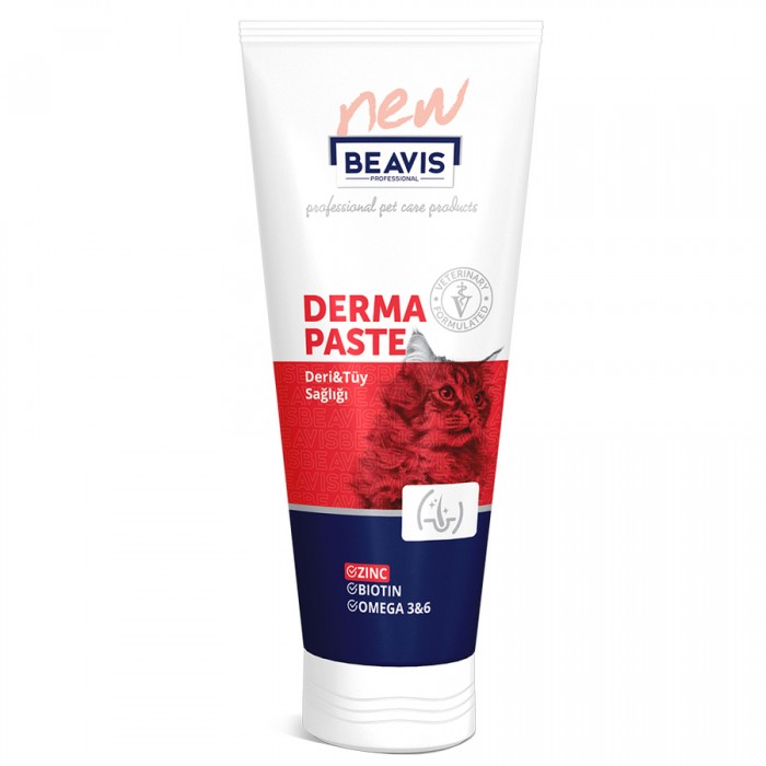 Beavis Derma Paste Kediler için Deri & Tüy Sağlığını Destekleyen Macun 85 ml