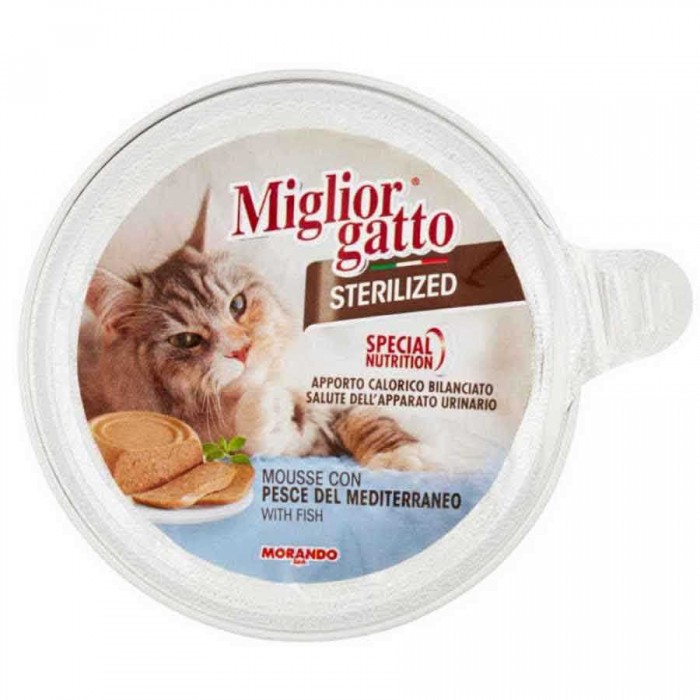 Miglior Gatto Balıklı Kısırlaştırılmış Kedi Konservesi 85gr