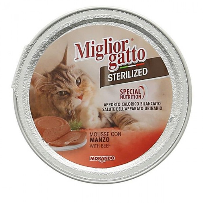 Miglior Gatto Biftekli Kısırlaştırılmış Kedi Konservesi 85gr