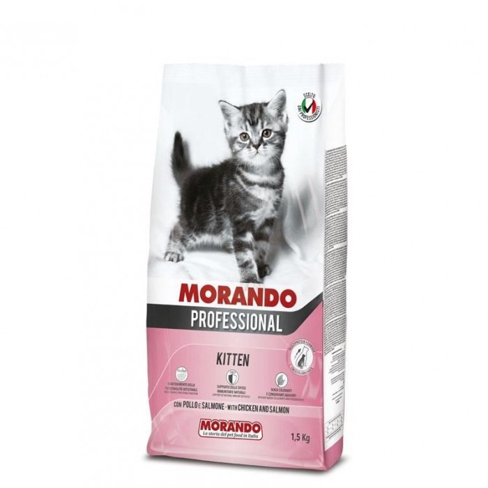 Morando Professional Tavuklu ve Somonlu Yavru Kedi Maması 1,5kg