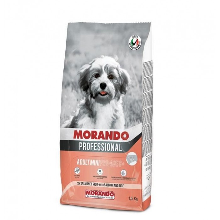 Morando Professional 8+ Küçük Irk Somonlu Yetişkin Köpek Maması 1,5kg