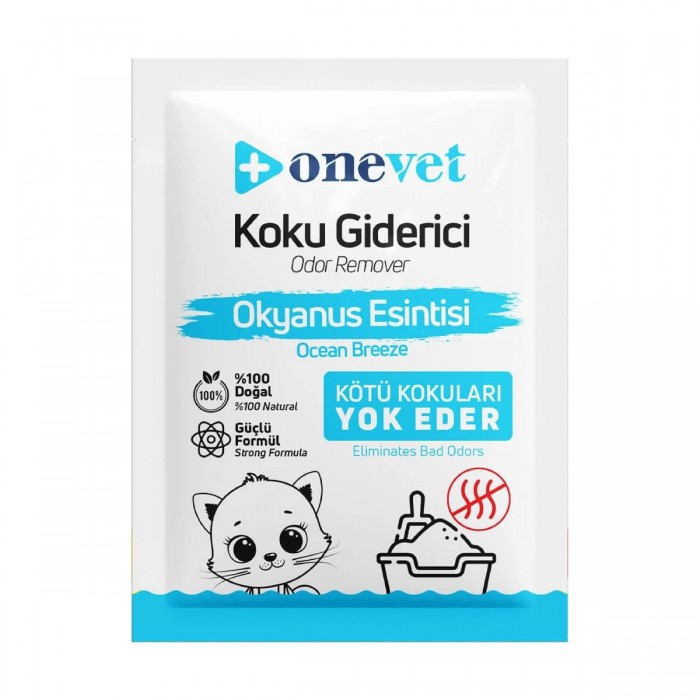 OneVet Ocean Breeze Kedi Kumu Koku Giderici 25 Gr