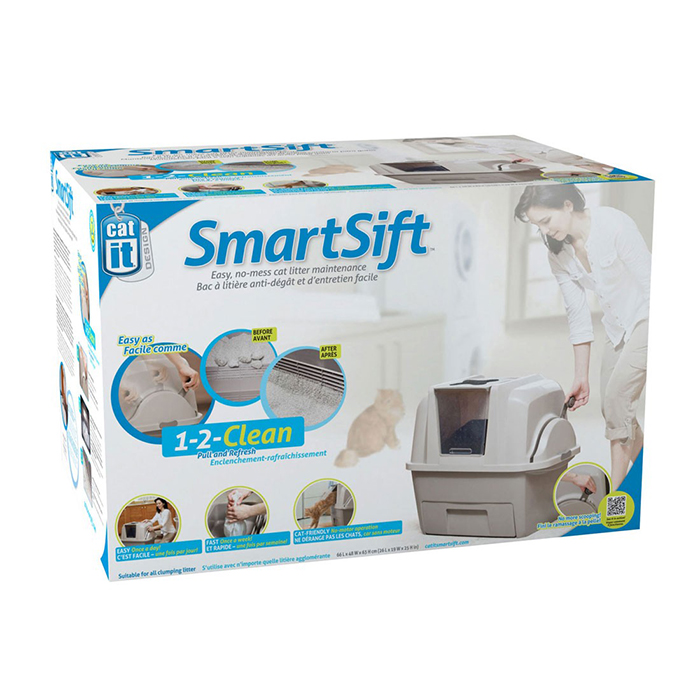 Catit Smart Sift Otomatik Kedi Tuvalet Kabı 66x48x63
