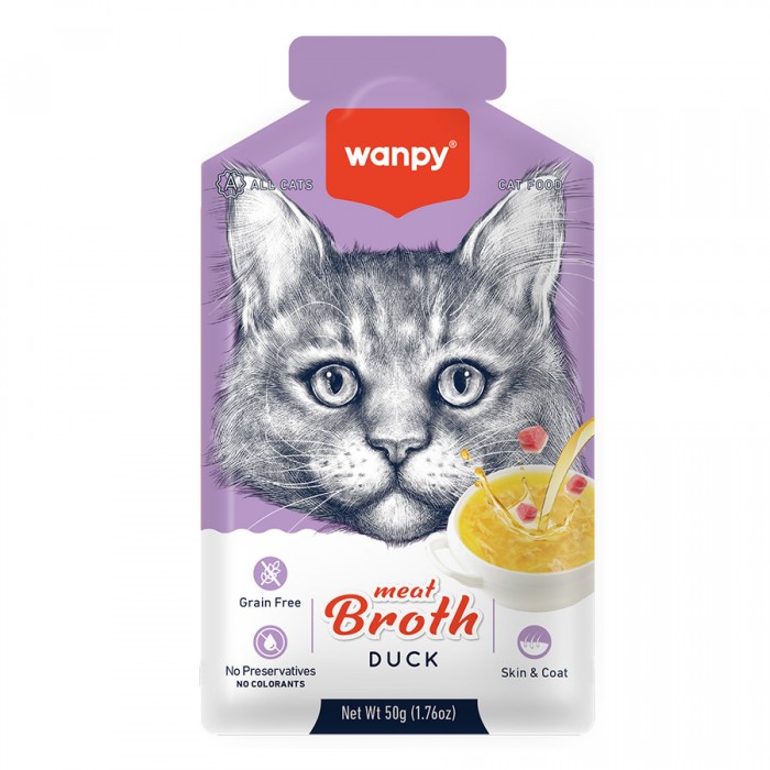 Wanpy Ördek Etli Kedi Çorbası 50 gr