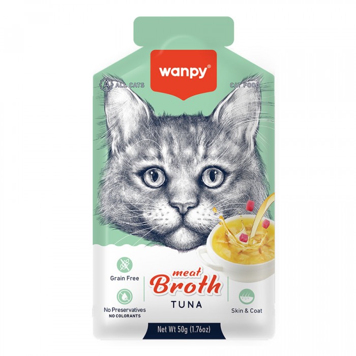 Wanpy Ton Balıklı Kedi Çorbası 50 gr