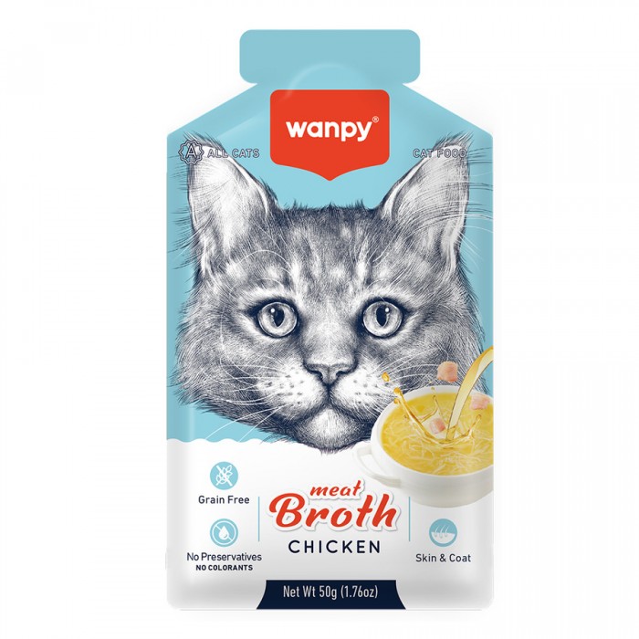 Wanpy Tavuk Etli Kedi Çorbası 50 gr