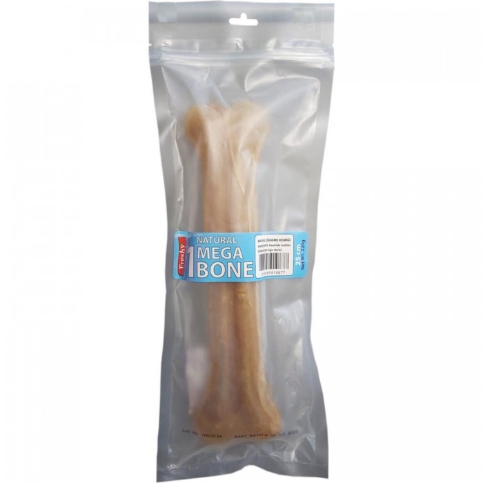 Freshy Mega Bone Natural Deri Köpek Kemiği 25 Cm 220 Gr