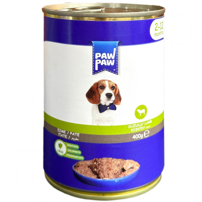 Paw Paw Pate Püre Kuzulu Yavru Köpek Konservesi 400gr