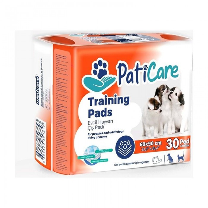 Paticare Yavru Köpek Tuvalet Eğitim Çiş Pedi 60x90cm 30'lu