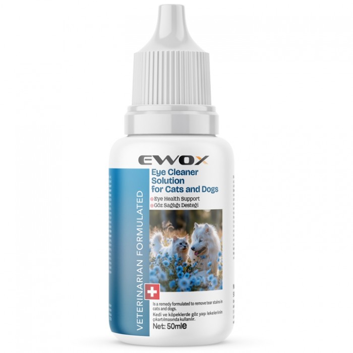 Ewox Bio Eyes Kedi ve Köpekler İçin Gözyaşı Lekesi Çıkartıcı Solüsyon 50ml