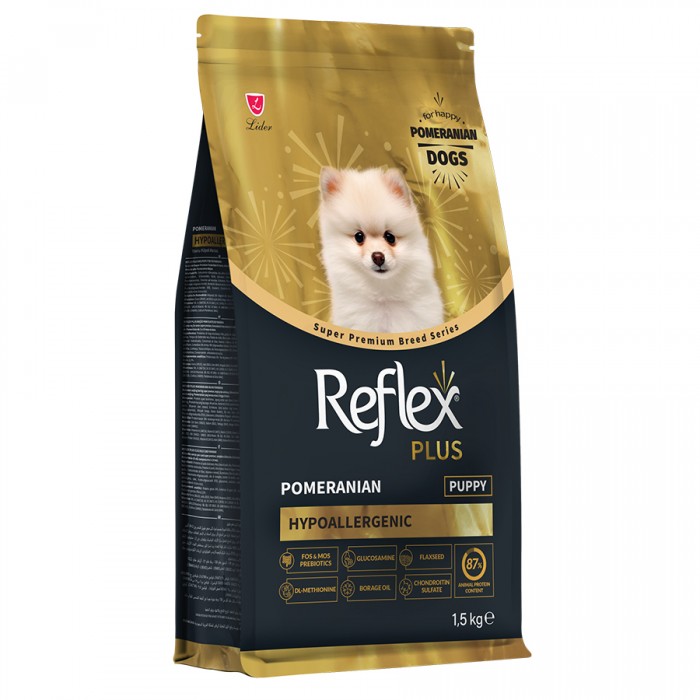 Reflex Plus Hypoallergenic Pomeranian Tavuklu Yavru Köpek Maması 1.5 Kg