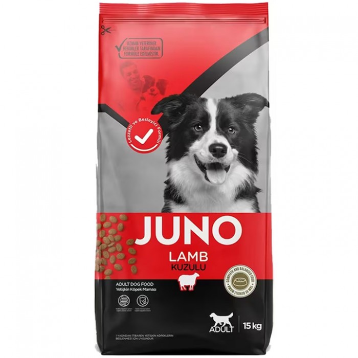 Juno Adult Lamb - Kuzu Etli Yetişkin Köpek Maması 15KG