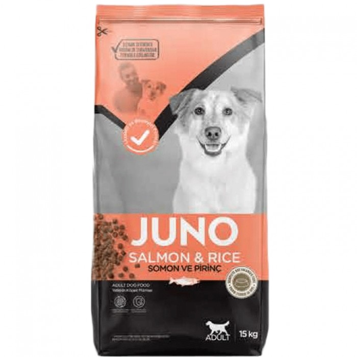 Juno Adult Salmon - Somonlu Yetişkin Köpek Maması 15KG