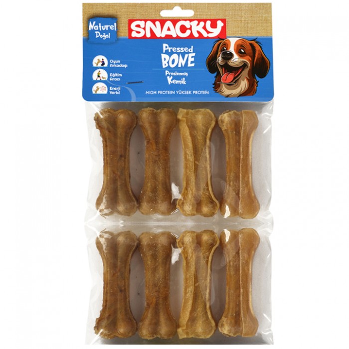 Snacky Natural Köpek Çiğneme Kemiği 7,5cm 8'li (180gr)