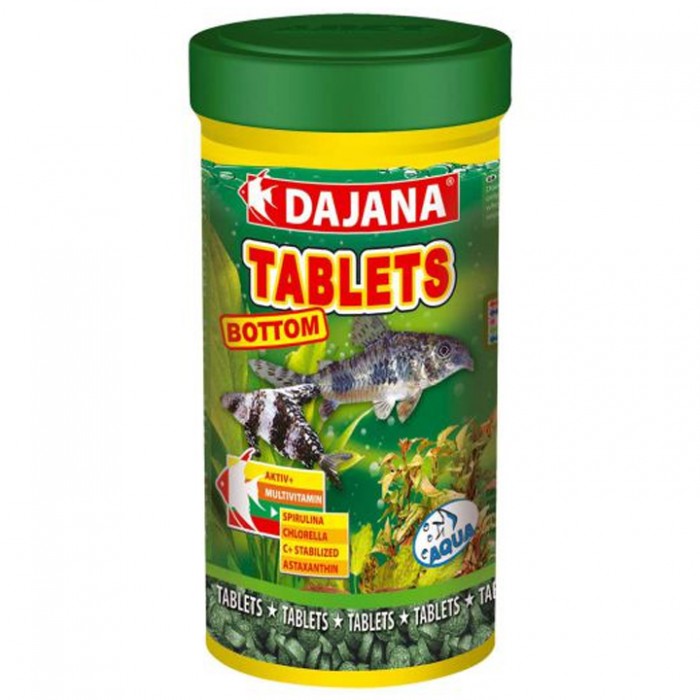 Dajana Tablets Bottom Dip Balıkları Tablet Yem 100 Ml 50 Gr