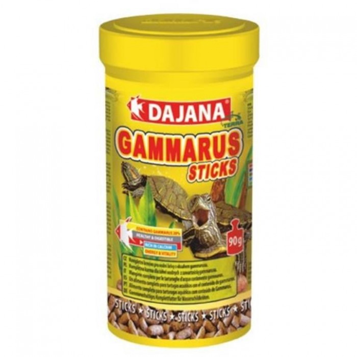 Dajana Gammarus Sticks - Kurutulmuş Karides Kaplumbağa Yemi 100ml (36gr)