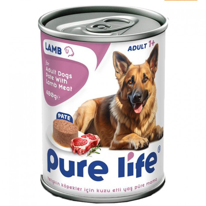 Pati Life Kıyılmış Kuzu Etli Yetişkin Köpek Konservesi 400gr