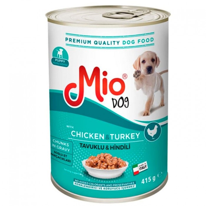 Mio Tavuklu ve Hindili Yetişkin Köpek Konservesi 415gr