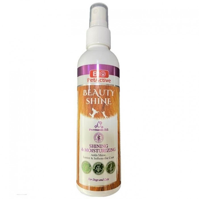 Bio Petactive Beauty Shine Tüy Parlatıcı Kedi ve Köpek Spreyi 100ml