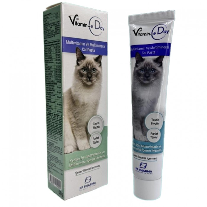 FF Pharma Vitamin-e Day Kedi Multivitamin ve Multimineral Macun 50gr