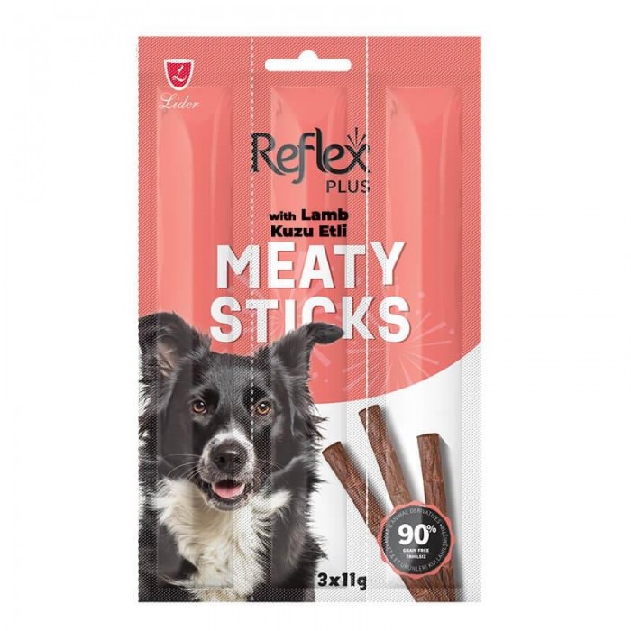 Reflex Kuzu Etli Köpek Ödül Çubuğu 11 Gr 3 Adet