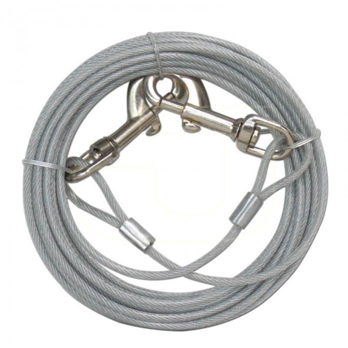 Eastland Çelik Köpek Bahçe Bağlama Halatı 5 mmx9 metre