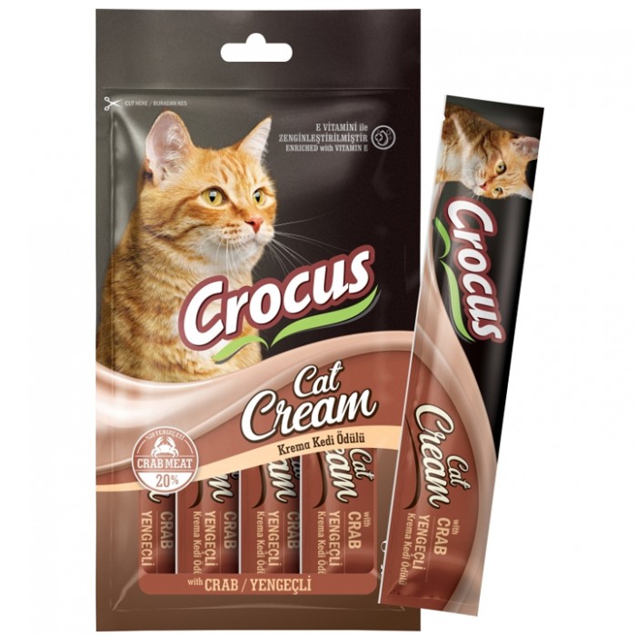 Crocus Krema Kedi Ödülü Yengeçli 4x15gr
