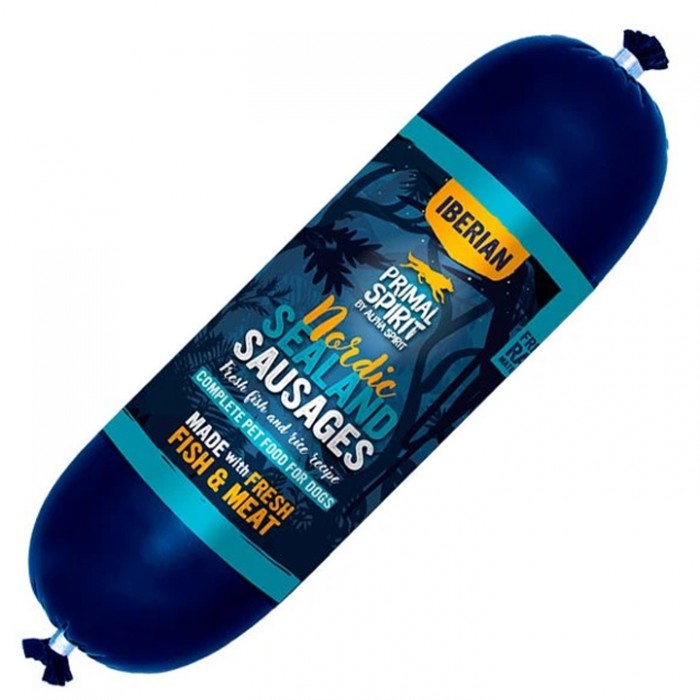 Primal Spirit WILD FOREST - Domuzlu (55) ve Balıklı (35) Köpek Salamı 1KG