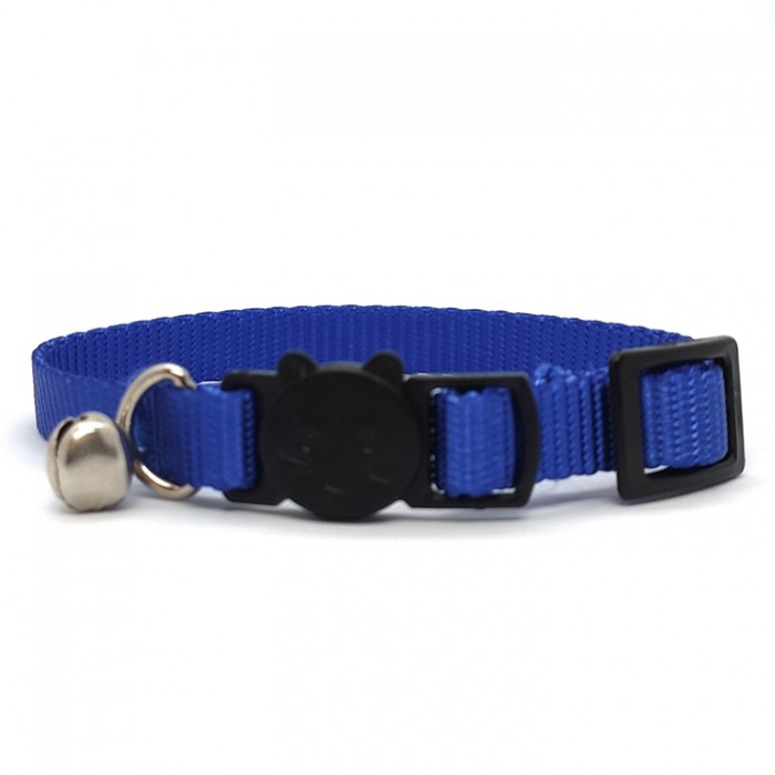 LuckyPaw Çıngıraklı Kedi Boyun Tasması 1x30cm (Sax Mavi)