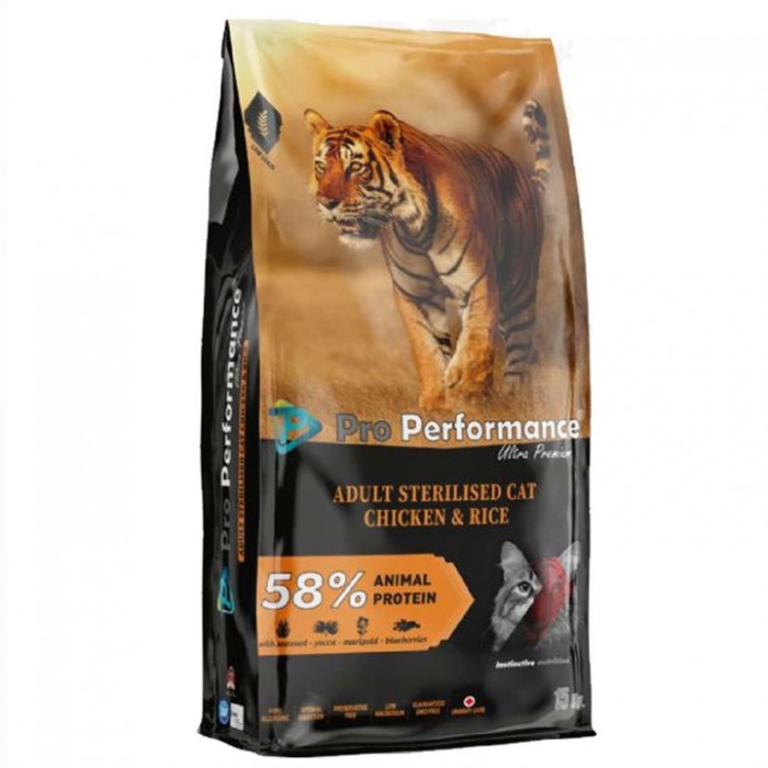 Pro Performance Ultra Premium Tavuklu ve Pirinçli Kısırlaştırılmış Kedi Maması 15KG