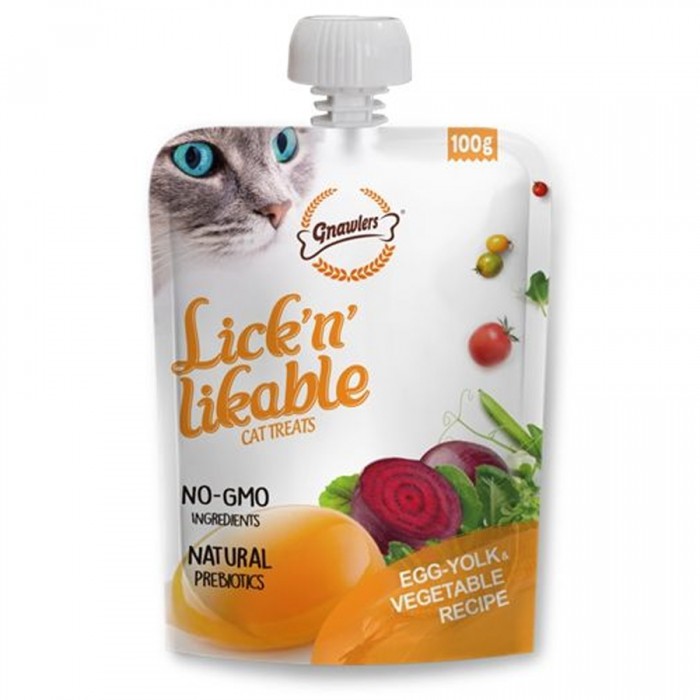 Gnawlers Yumurta Sarılı Ve Sebzeli Kedi Ödülü 100 GR