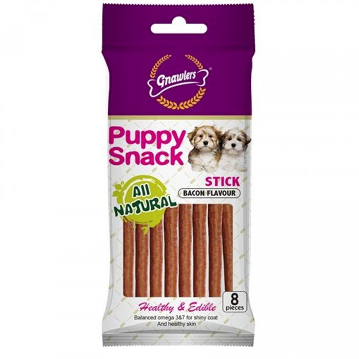 Gnawlers Stick Bacon Köpek Ödül Çubuğu 8'li Paket
