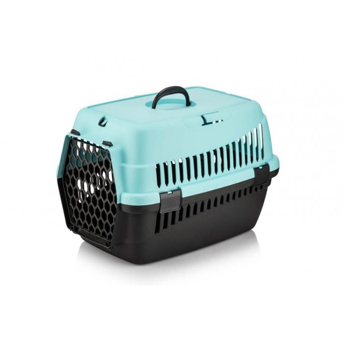 Şenyayla Kedi Köpek Plastik Taşıma Orta Boy Turkuaz