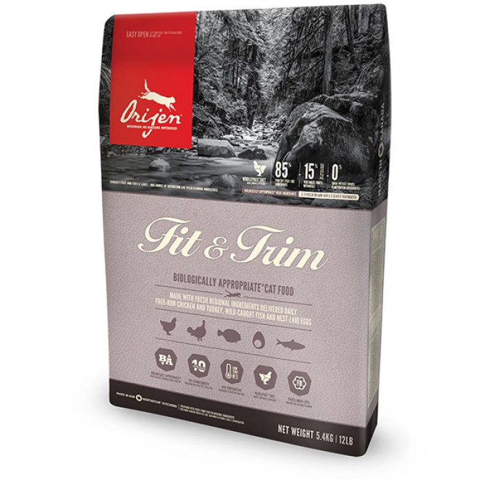 Orijen Fit &Trim Kilo Problemli Kediler için Tahılsız Kedi Maması 1.8 kg