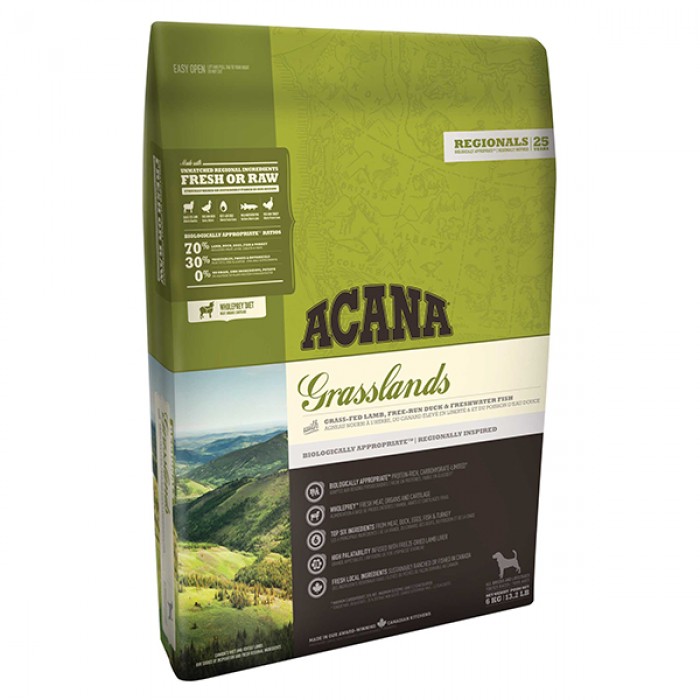 Acana Grasslands Kuzu Etli Tahılsız Yetişkin Köpek Maması 2 kg