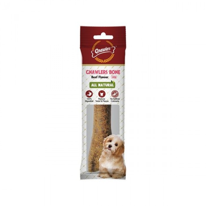 Gnawlers Beef Bone Biftekli Köpek Ödülü 20 Cm