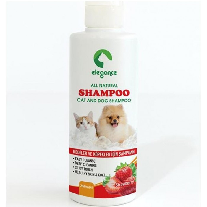 Elegance Kedi Köpek Şampuanı Çilekli 250 ML