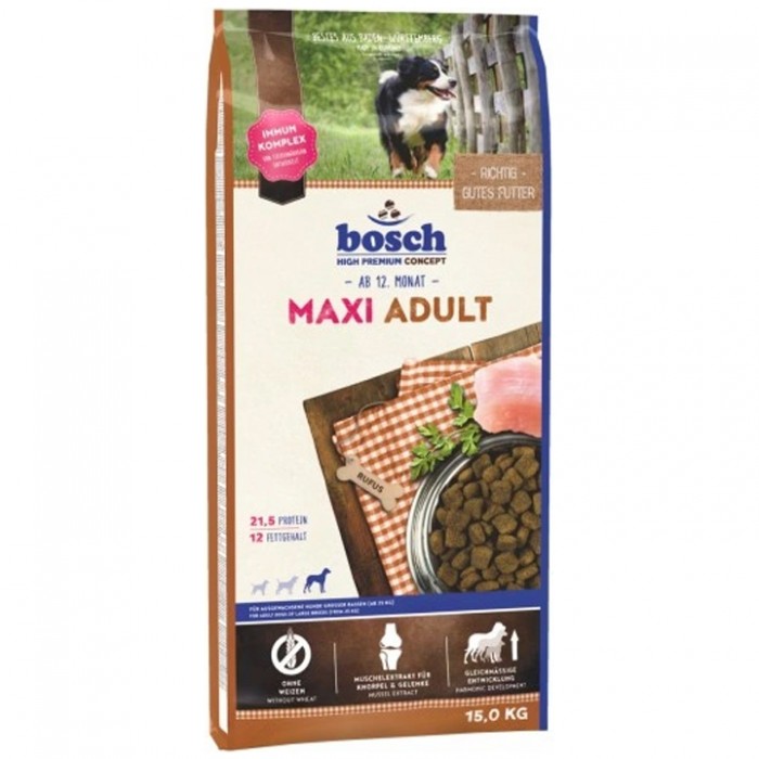 Bosch Maxi Kümes Hayvanlı Büyük Irk Yetişkin Köpek Maması 15KG