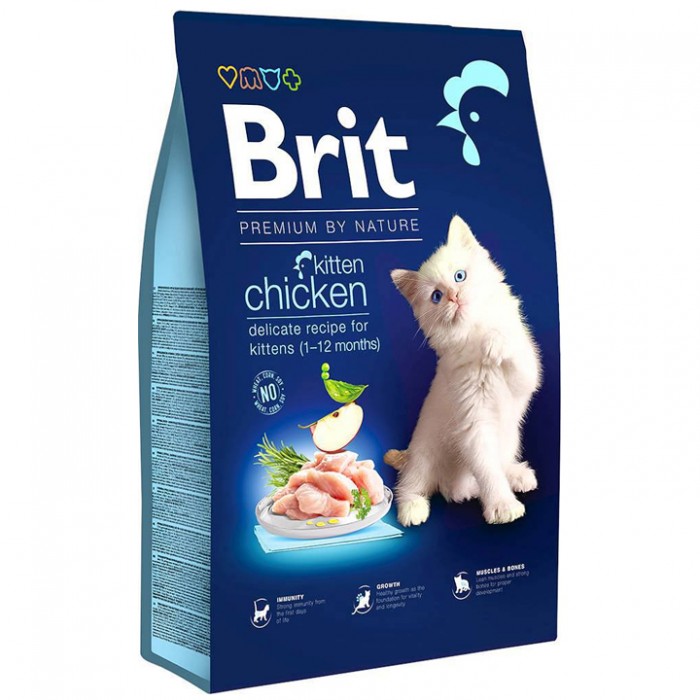 Brit Premium Kitten Tavuklu Yavru Kedi Maması 8KG