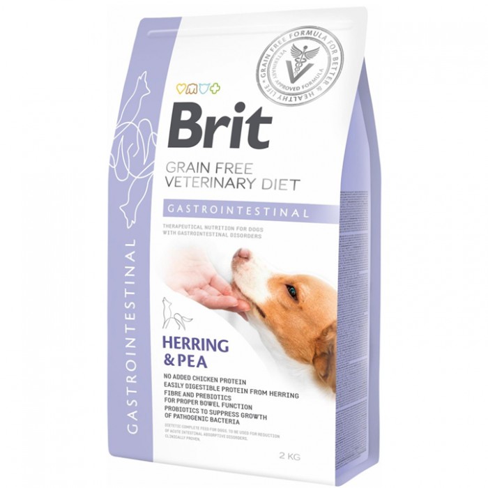 Brit Veterinary Diet GASTROINTESTINAL Sindirim Sistemi İçin Tahılsız Köpek Maması 2KG