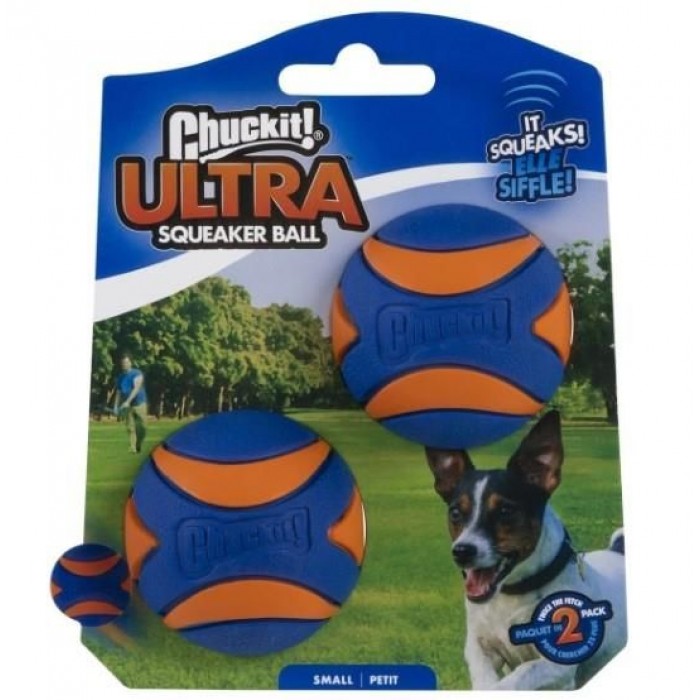 ChuckIt! Ultra Squeaker 2li Sesli Köpek Oyun Topu (Küçük Boy)