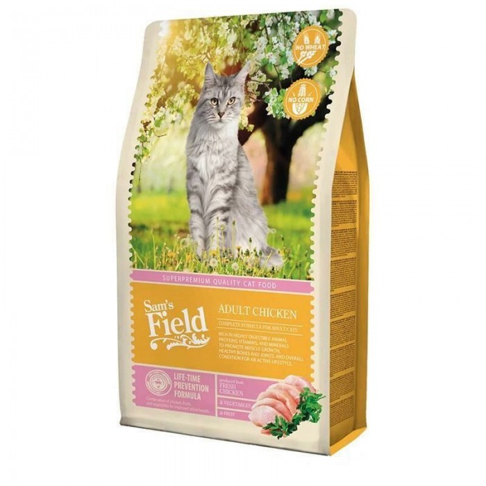 Sam's Field Tavuklu Tahılsız Yetişkin Kedi Maması 2.5kg