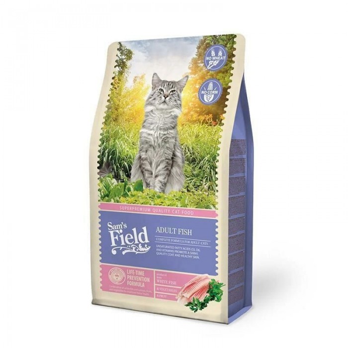 Sam's Field Tahılsız Balıklı Yetişkin Kedi Maması 7.5kg