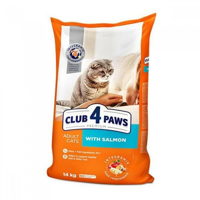 Club4Paws Somonlu Yetişkin Kedi Maması 14Kg