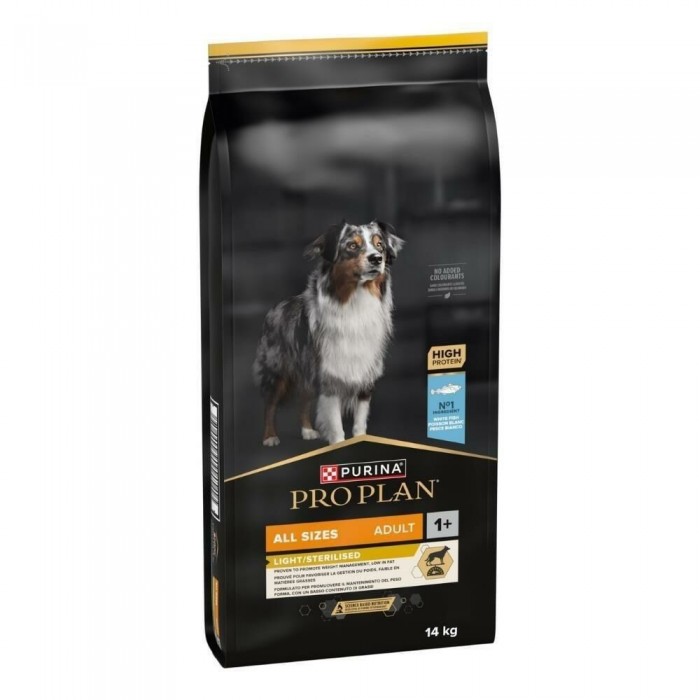 Pro Plan Light ve Kısırlaştırılmış Tüm Irklar İçin Alabalıklı Yetişkin Köpek Maması 14kg