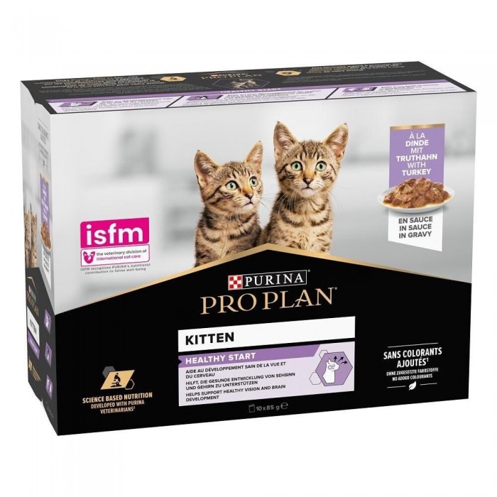 Pro Plan Pouch Sos İçinde Hindili Yavru Kedi Konservesi 85gr (10'lu)